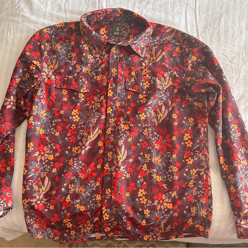 Stio Floral Fishing Shirt - Size:L